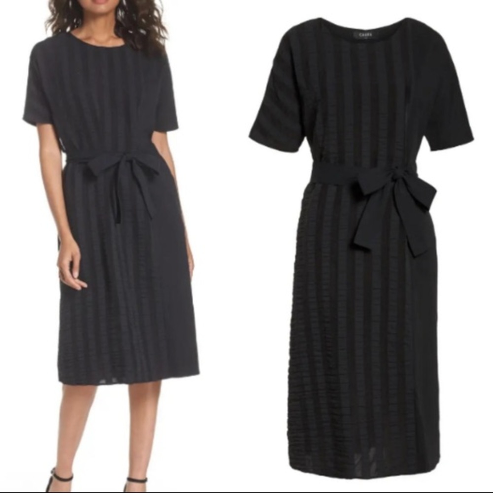 CAARA Throwing Shade Midi Dress Small NWT New